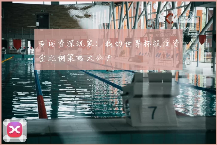 专访资深玩家:我的世界杯投注资金比例策略大公开