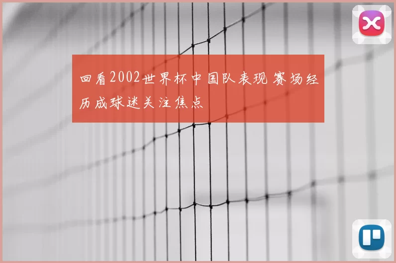 回看2002世界杯中国队表现 赛场经历成球迷关注焦点