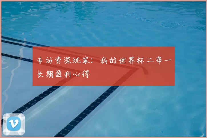 专访资深玩家：我的世界杯二串一长期盈利心得